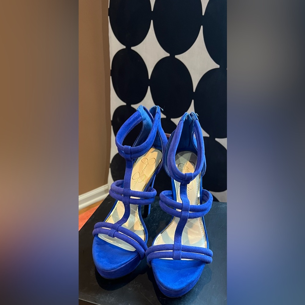 Jessica Simpson Royal Blue Heels